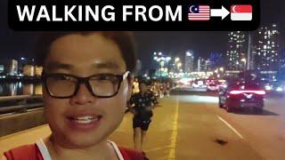 2024 Ulu Tiram police attack Crossing Johor-Singapore causeway on foot ️ 