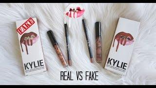 REAL vs FAKE $2 Kylie Cosmetics Lip Kit Dolce K How To Spot
