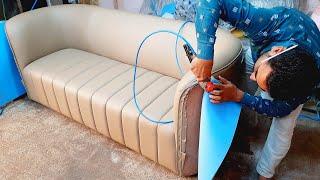 Latest Leather Sofa Making 2023How To Make High Quality Leather Sofa-Step-By-Step