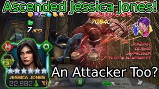 6 Star Rank 5 Ascended Jessica Jones Gameplay  Marvel Contest Of Champions