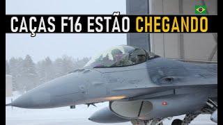 Caças F16 Falcon CHEGANDO