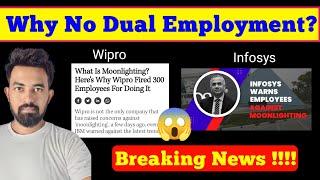  Wipro Terminated 300 Employees  Why No Dual Employment  No Moonlight Policy  Chandan Patel