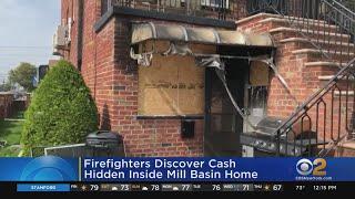 Firefighters Find Bundles Of Cash Hidden In Burning Home In Brooklyn