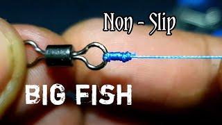 How To tie Braid To Swivel  Swivel knot fishing  Best fishing knot