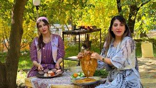 Cooking Salmon and Lamb in Iranian Village Style