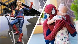 4 new Disneyland meet & greets  Spider-Man Captain Marvel Mickey & Cruella