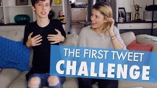 FIRST TWEET CHALLENGE w TROYE SIVAN  Grace Helbig