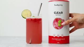 Clear Whey Strawberry and Basil