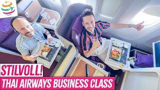 WOW schon am Boden Thai Airways Business Class 777-300ER  YourTravel.TV