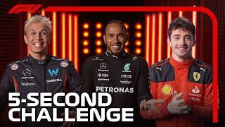 F1 Drivers Take On The Five Second Challenge