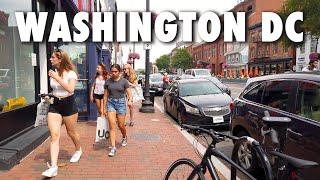 Washington DC - GEORGETOWN Summer Walking Tour【4K】