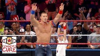 John Cena brings a brave WWE Universe member into the ring after Raw July 4 2016