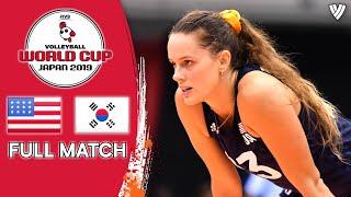 USA  Korea - Full Match  Women’s Volleyball World Cup 2019