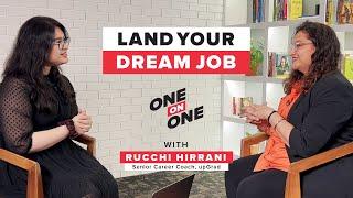 Crack that Job Interview  One on One with Rucchi Hirrani Senior Career Coach upGrad