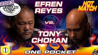 EFREN REYES vs TONY CHOHAN - 2023 Derby City Classic One Pocket Division