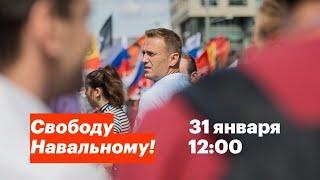 Свободу Навальному Акция 31.01