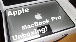 20112012 Apple Unibody Macbook Pro Unboxing 13  Hands-On  First Boot