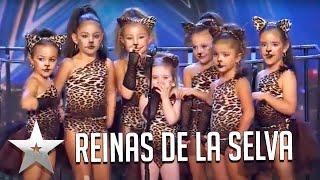 Bailando estas niñas se coronan como reinas de la selva  Got Talent Español