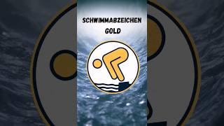 Schwimmabzeichen Gold Urkunde #schwimmabzeichengold