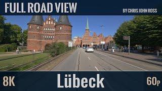 Lübeck - Stockelsdorf - Lübeck Germany Summer City Tour - Sommer-Stadtfahrt - 8K 4320p60p UHD