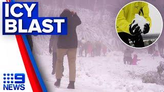 Winter arrives early as temperatures plunge and snow falls  9 News Australia