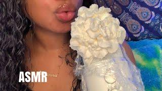 ASMR  Eating Whipped Cream  