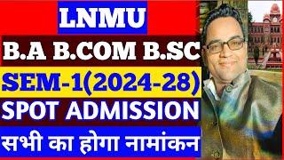 Lnmu Spot Admission Date 2024-28