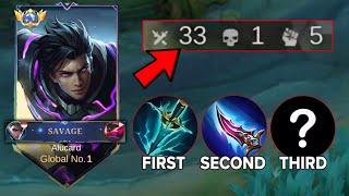 WTF 33 KILLS SAVAGE ALUCARD NEW BROKEN BUILD IS FINALLY HERE PLS ABUSE THIS NEW BUILD