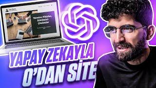 YAPAY ZEKAYLA 0DAN WEB SİTESİ YAPMAK