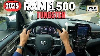 2025 Ram 1500 Tungsten POV First Drive Experience in the City