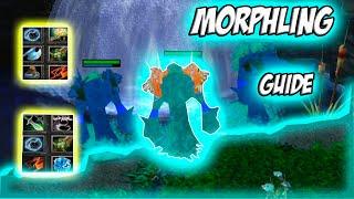 Morphling Guide  Гайд на Морфа  Как работает Adaptivestrike? Как Правильно перекачиваться?