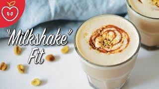 MILKSHAKE FIT DE AMENDOIM  com Proteína  Pré-treino  Emagrecer Certo