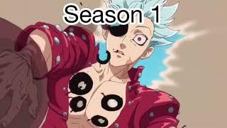 Seven Deadly Sins Fight  Season 1 and Season 3 Comparison