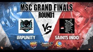 Day1 Impunity VS Saints Indo MSC Grand Final