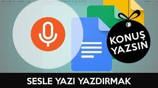 Sesle Yazı Yazma  Bilgisayara Konuşarak Yazı Yazdırmak