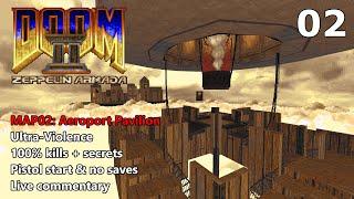 Doom II Zeppelin Armada - MAP02 Aeroport Pavilion - Blind Ultra-Violence 100%