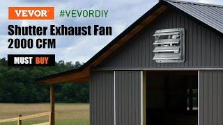 VEVOR 16 Shutter Exhaust Fan Ventilation and Cooling for Greenhouses Garages Sheds Shops️