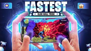 Tutorial - Fastest Gloo Wall On Mobile Like Other Server Players  Very Fast Gloo Wall Tricks 