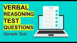VERBAL REASONING TEST Questions & Answers Tips Tricks and Questions