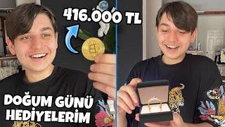 DOĞUM GÜNÜ HEDİYELERİMİ AÇTIM - bitcoin evlenme teklifi airpods 