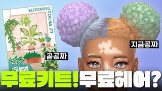 블루밍 룸 키트 사려했나요? 멈춰 무료 키트 무료 업뎃 소식｜심즈4｜베이비하품