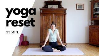 Yoga für einen Neubeginn. Alles auf Anfang. Yoga Reset.