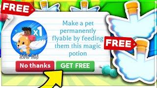 How to Get FREE FLY POTIONS and RIDE POTIONS in Adopt Me Working 2020 No Robux