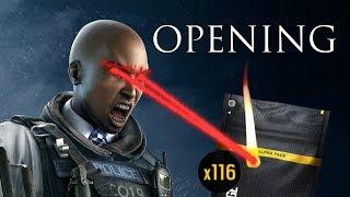 100+ ALPHA PACK OPENING - Rainbow Six Siege