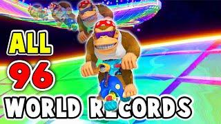 Reacting to EVERY Mario Kart 8 Deluxe 200cc World Record