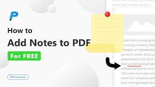 How to Add Notes to PDF for Free  WorkinTool PDF Converter