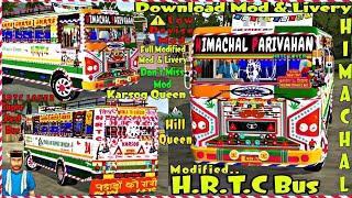 Modified HRTC Bus Mod For Bussid Download Modified Hrtc Bus Livery Tata Acgl Bus Mod Karsog hrtc Bus
