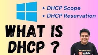 What is DHCP ? How to configure DHCP  DHCP Services  Scopes Reservation  MCSA Course 2023  