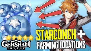 How to Find Starconch Farming Locations Genshin Impact Liyue Specialties Guide