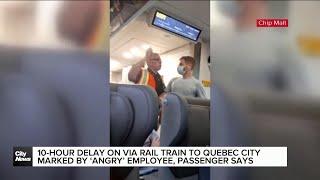 Phone snatched by employee on delayed VIA Rail train to Quebec City